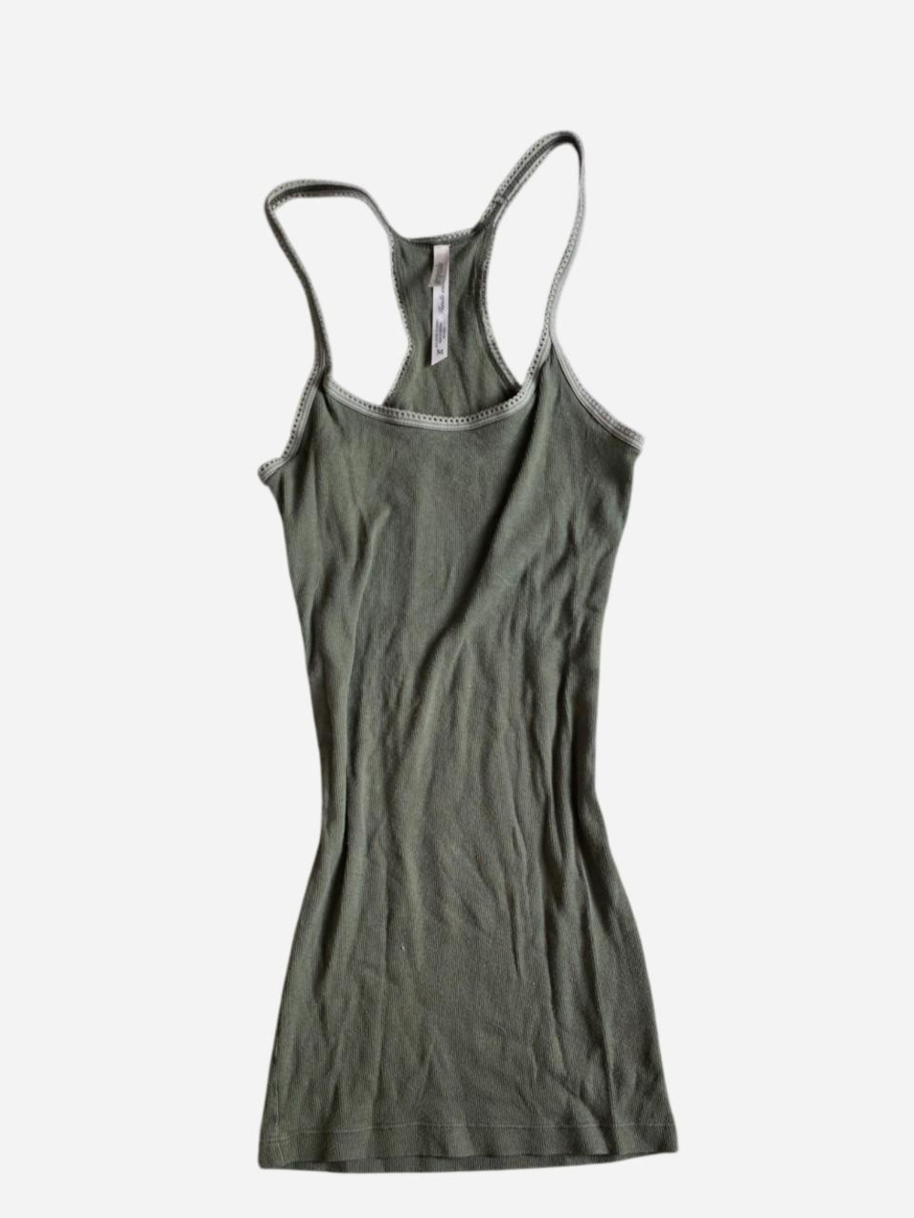 Aeropostale Olive Green Racerback Tank Top - Women